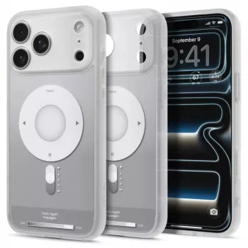 Spigen Ultra Hybrid Mag MagSafe -kotelo iPhone 17 Pro / 18 Pro - hopea