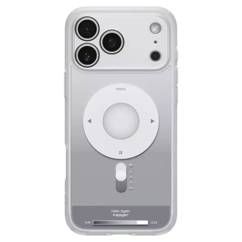 Spigen Ultra Hybrid Mag MagSafe -kotelo iPhone 17 Pro / 18 Pro - hopea