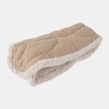 Lodger Warmer Folklore Fleece lastenvaunujen lapaset, beige