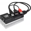 ADDER ALIF101T-DP DisplayPort KVM-jatko lähetin Cat5e/6/7 kautta - 2560x1600, USB 2.0, audio, musta alumiini