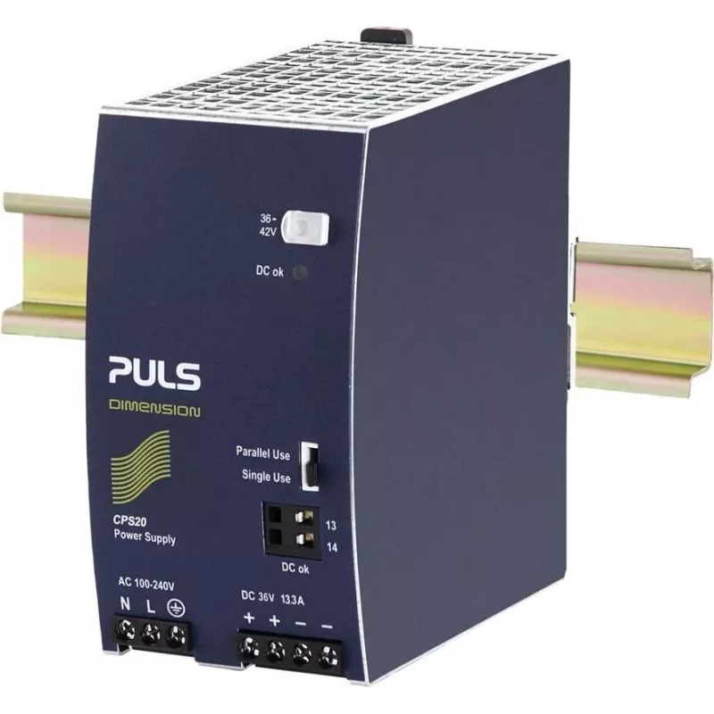 PULS CPS20.361 DIN-kiskovirtalähde 36V DC 13,3A 576W
