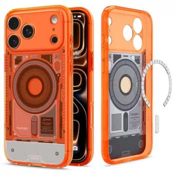 Spigen Ultra Hybrid Mag C1 -kotelo iPhone 17 Pro Max / 18 Pro Max – mandariini