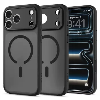SPIGEN Ultra Hybrid MagSafe iPhone 17 Pro Max / 18 Pro Max Frost musta