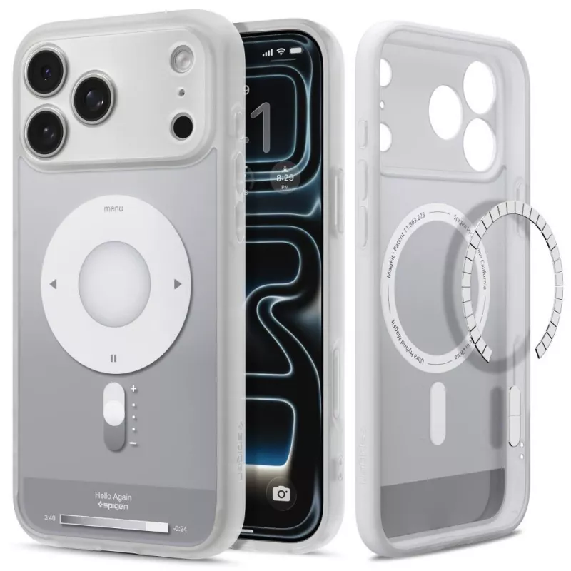 Spigen Ultra Hybrid MagSafe -kotelo iPhone 17 Pro Max / 18 Pro Max – Classic Silver