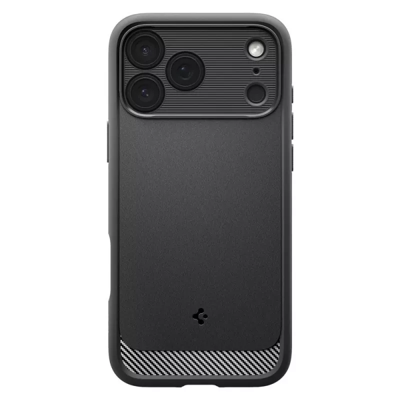 Spigen Rugged Armor Mag MagSafe -kotelo iPhone 18 Pro / 17 Pro – matta musta