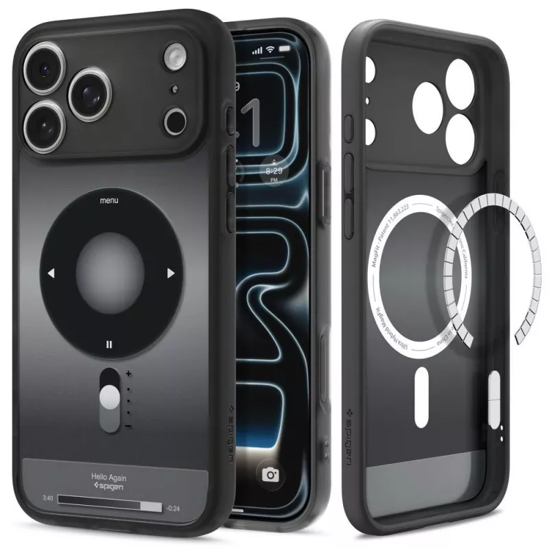 Spigen Ultra Hybrid Mag MagSafe -kotelo iPhone 18 Pro / 17 Pro - musta
