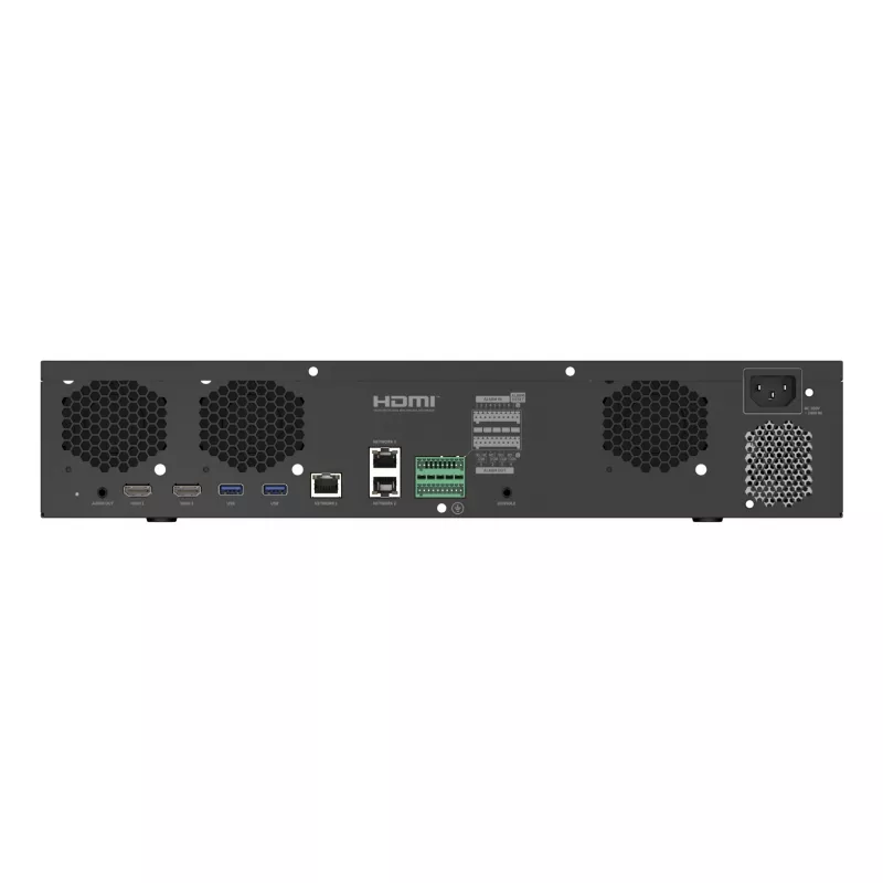 Hanwha Vision XRN-3220B2 32-kanavainen 4K UHD NVR, 8-Bay, RAID 5/6, 400 Mbps