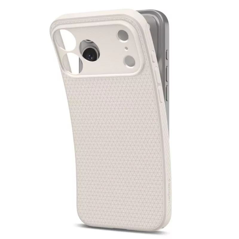 Spigen Liquid Air iPhone 17 Pro Max / 18 Pro Max -kotelo Natural Titanium
