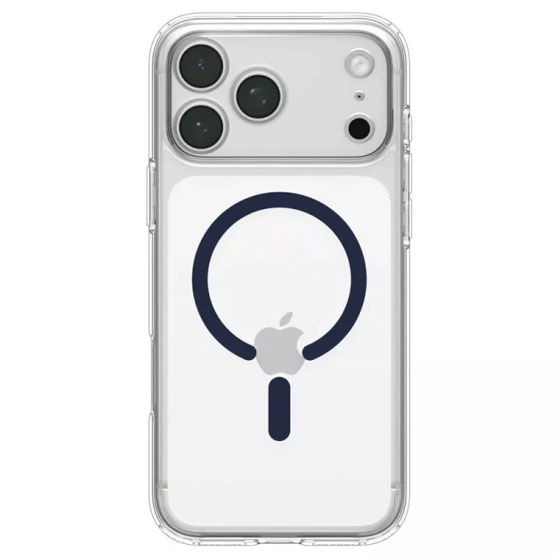 Spigen Ultra Hybrid MagSafe -kotelo iPhone 17 Pro Max / 18 Pro Max - läpinäkyvä/tummansininen