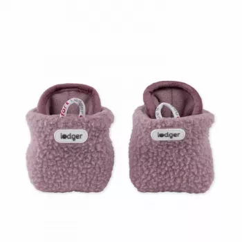 Lodger Slipper Teddy vauvan tossut, rosé, 3-6 kuukautta