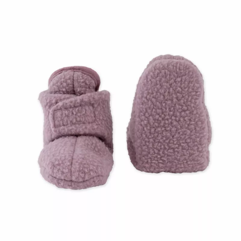 Lodger Slipper Teddy vauvan tossut, rosé, 3-6 kuukautta
