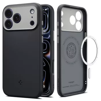 Spigen Nano Pop Mag MagSafe -kotelo iPhone 18 Pro / 17 Pro – Black Sesame