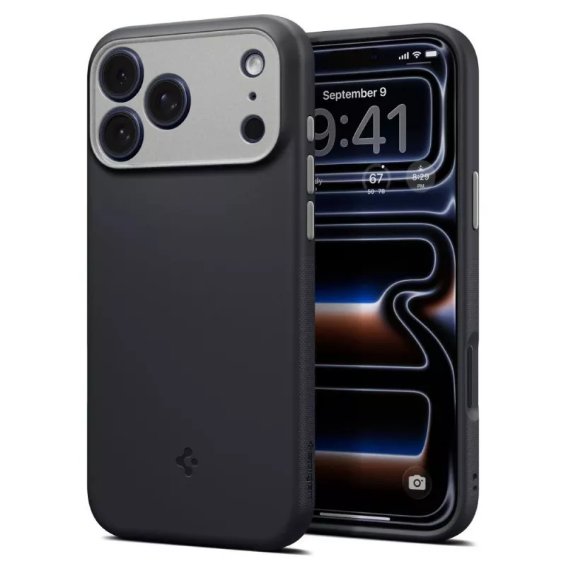 Spigen Nano Pop Mag MagSafe -kotelo iPhone 18 Pro / 17 Pro – Black Sesame