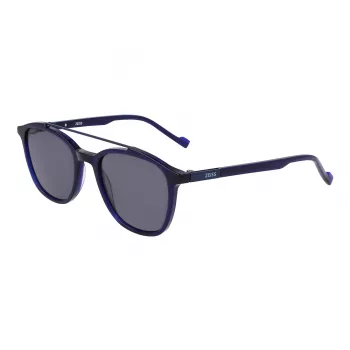 ZEISS miesten ZS22518S-415 suorakaiteen muotoiset aurinkolasit, musta/harmaa, 52-20-145