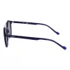 ZEISS miesten ZS22518S-415 suorakaiteen muotoiset aurinkolasit, musta/harmaa, 52-20-145