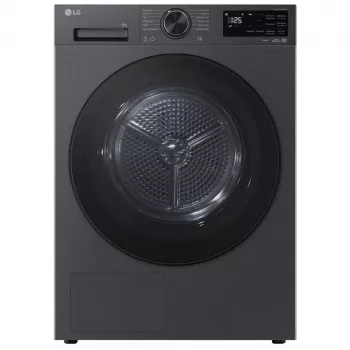 LG RT80X7B 8 kg lämpöpumppukuivausrumpu AI Dry -toiminnolla, A+++, LED-kosketusnäyttö, Wi-Fi