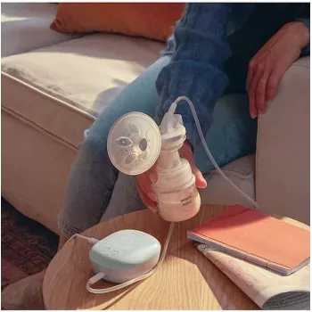 Philips Avent yksittäinen sähköinen rintapumppu 125 ml pullolla
