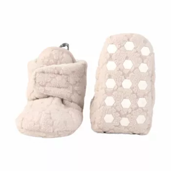 Lodger Slipper Folklore Fleece vauvan kengät Birch 6-12 kuukautta