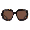 Ferragamo SF2068SE-242 naisten cat-eye-aurinkolasit, havanna/ruskea gradient, 54mm