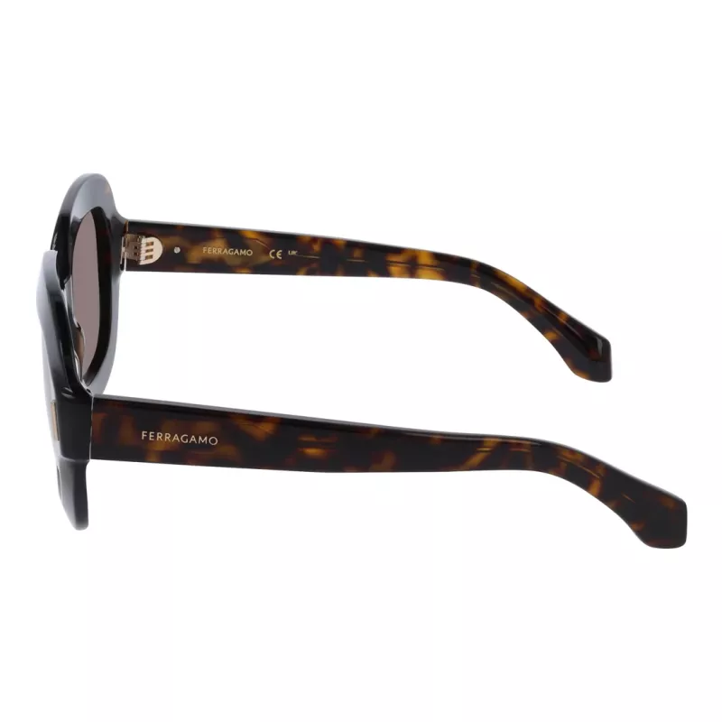 Ferragamo SF2068SE-242 naisten cat-eye-aurinkolasit, havanna/ruskea gradient, 54mm