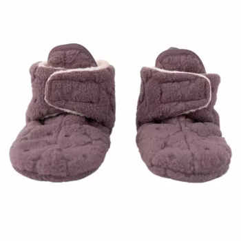 Lodger Slipper Folklore Fleece vauvan kengät, Mauve, 6-12 kuukautta