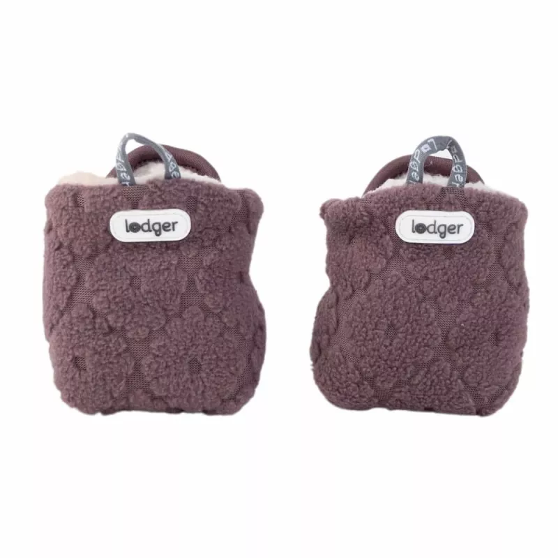 Lodger Slipper Folklore Fleece vauvan kengät, Mauve, 6-12 kuukautta