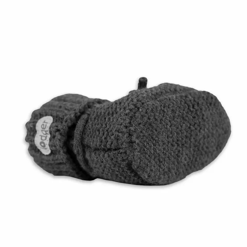 Lodger Slipper merinovilla vauvan tossut, Pigeon, 0-6 kuukautta