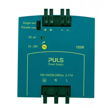 PULS MiniLine ML100.100 DIN-kiskovirtalähde 24V DC 4,2A 100W