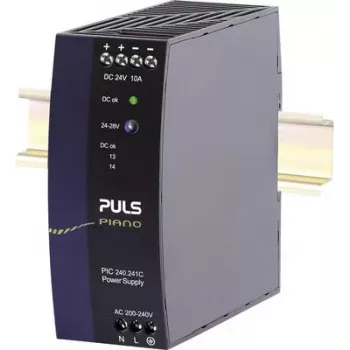 PULS Piano DIN-kiskokiinnitteinen virtalähde 24V DC 10A 240W (PIC240.241C)
