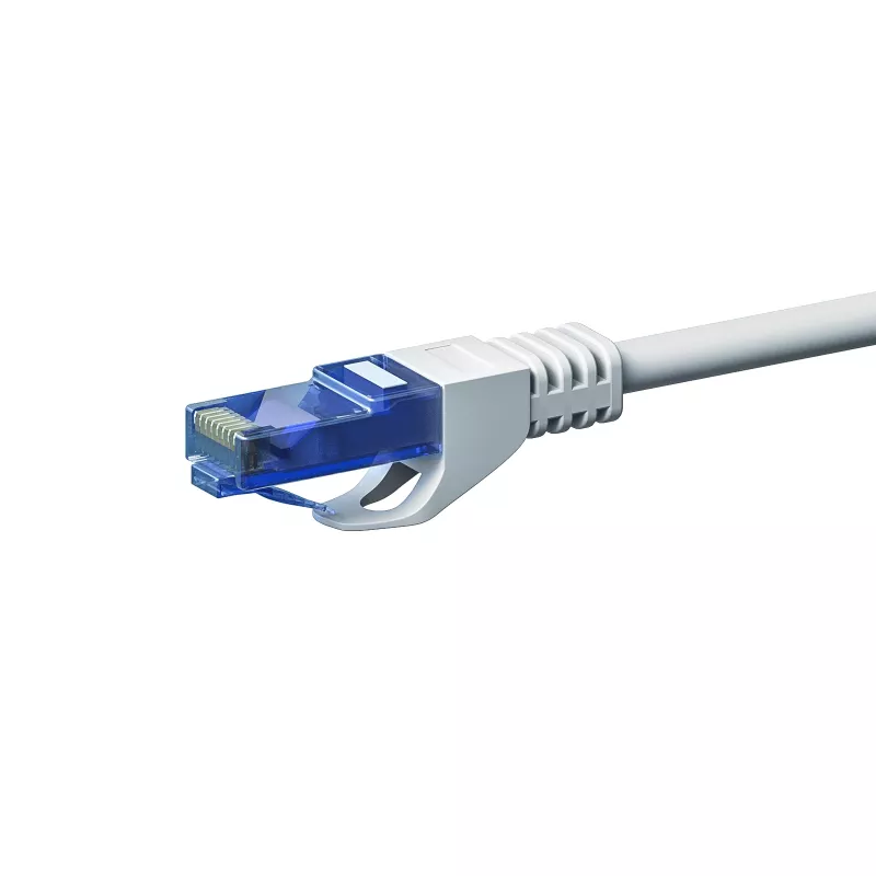 DSIT CAT6a U/UTP Ethernet-patchkaapeli, 100 % kuparia, 1,5 m, valkoinen DC-U6A2-015