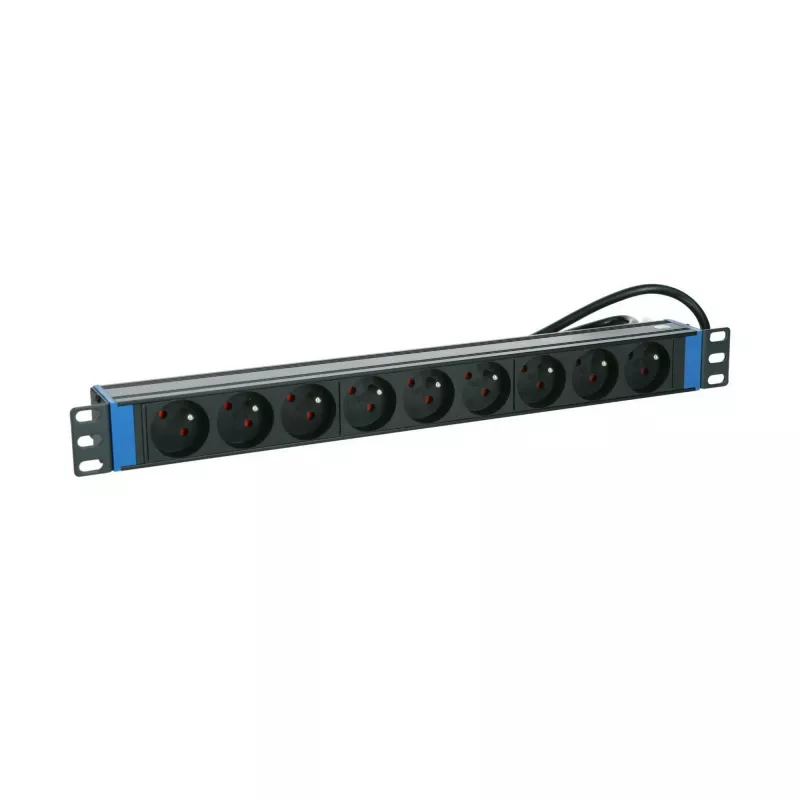 DSIT 19 tuuman 9-liitäntäinen PDU maadoitustapilla (DS-9PDU-PE)