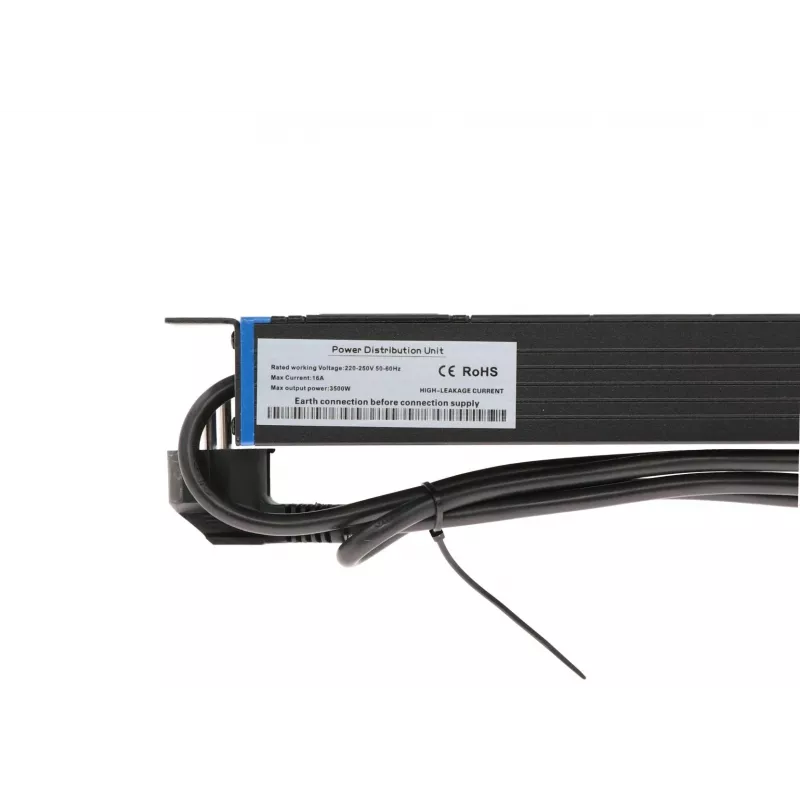 DSIT 19 tuuman 9-liitäntäinen PDU maadoitustapilla (DS-9PDU-PE)