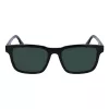 Lacoste miesten L997S-1 suorakaiteen muotoiset aurinkolasit, musta/harmaa, 54mm