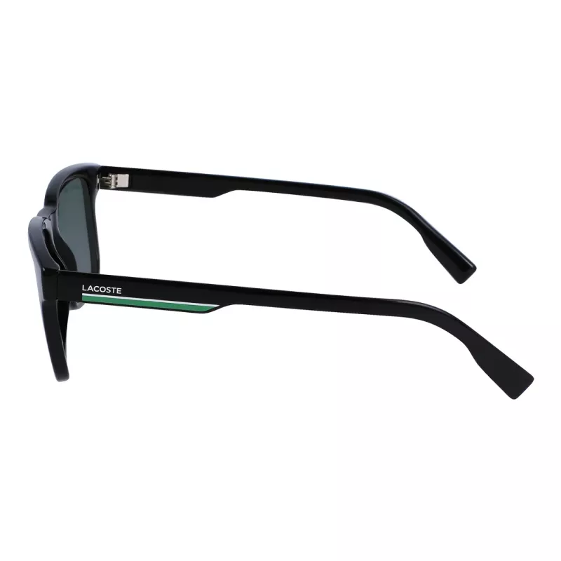 Lacoste miesten L997S-1 suorakaiteen muotoiset aurinkolasit, musta/harmaa, 54mm