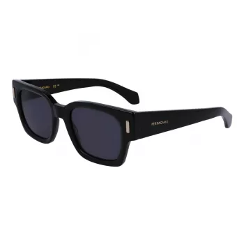 Ferragamo miesten aurinkolasit SF2010S-1 musta/harmaa 52mm