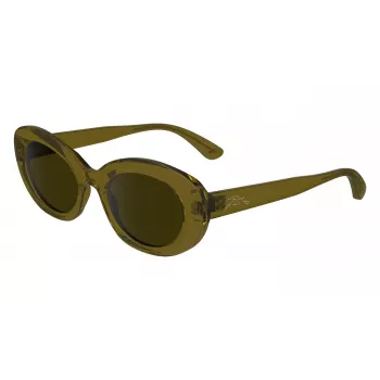 Longchamp LO756S naisten kulmikkaat aurinkolasit, Havana kehys, ruskea liukuvärilinssi, 50/21/140 mm LO756S5021200