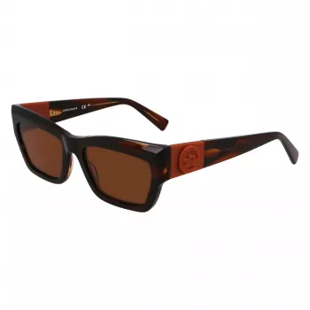 Longchamp LO763S-211 naisten aurinkolasit, Havana-kehykset, ruskeat Gradient-linssit, 53mm