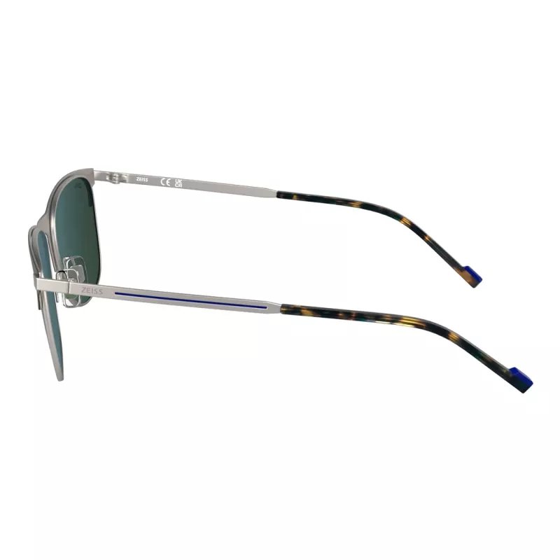 ZEISS miesten ZS25163S-326 aurinkolasit, musta kehys, harmaat linssit, 55-18-145