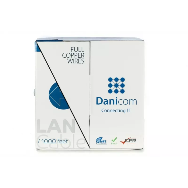 DSIT DANICOM CAT5E UTP 305m PVC (Fca) massakaapeli DC-UTP5E-305-FCA