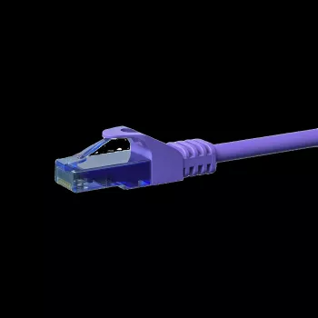 DSIT UTP CAT6a 0,25m violetti patch-kaapeli - 100% kupari (DC-U6A8-002)