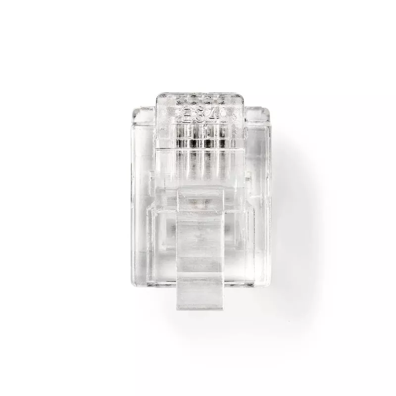 DSIT RJ11 puhelinliitin - 4-napainen - 10 kpl (DC-RJ11-10PCE)