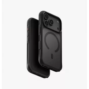 UNIQ Veren MagClick -latauskotelo iPhone 18 Pro / 17 Pro -puhelimelle – musta