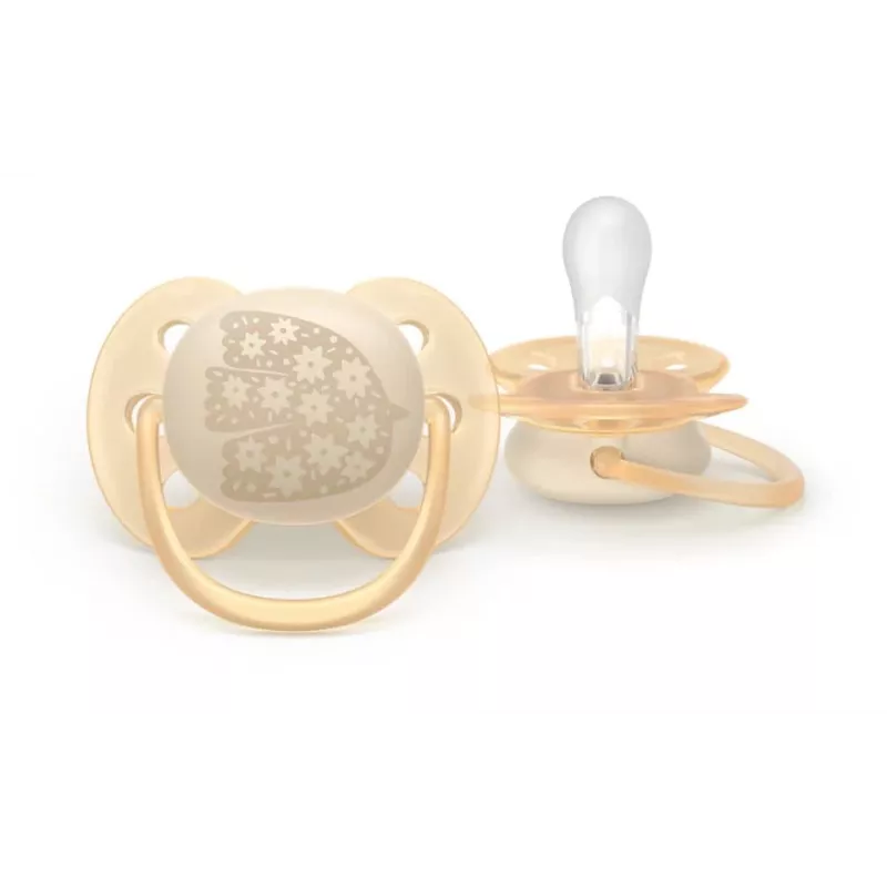 Philips Avent Ultra Soft DECO -tutti 0-6 kuukautta, 2 kpl:n pakkaus