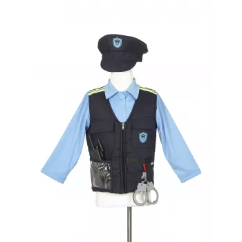 Souza! poliisiasu hatun ja asusteiden kanssa, ikä 4-7