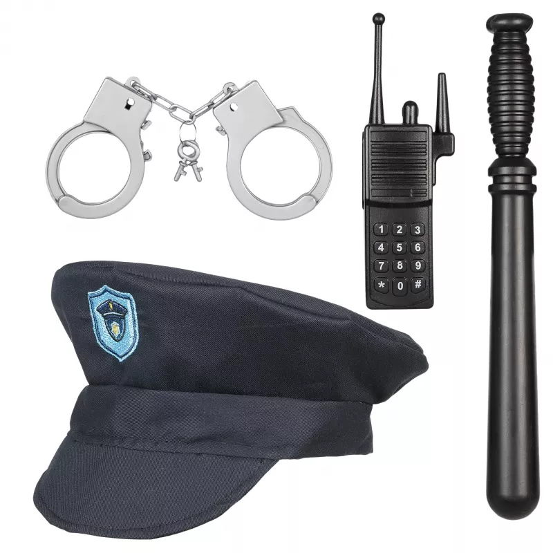 Souza! poliisiasu hatun ja asusteiden kanssa, ikä 4-7