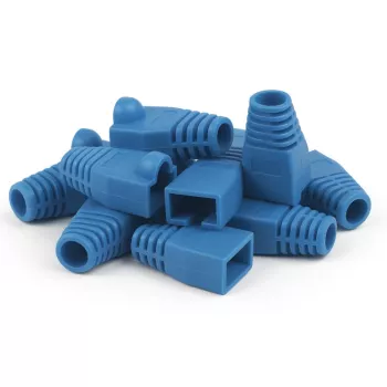 DSIT DANICOM RJ45 kaapelikenkä sininen suuri - 10 kpl DC-RJ45-BOOT-L-BLUE-10PCE