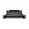 DSIT DS10-FO33 10 inch yleinen kiinteä pohja 310 mm syville kaapeille, 1U, musta