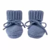 Lodger Slipper Merino Wool vauvan tossut, Storm, 0-6 kuukautta