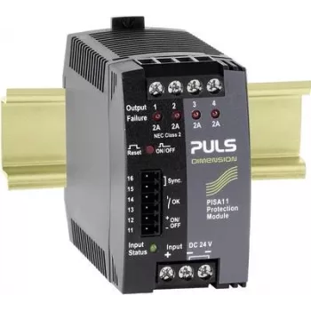 PULS DIMENSION PISA11.402 4-kanavainen elektroninen sulakemoduuli 24V DC, 4x2A