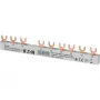 Eaton 3-vaiheinen haarakampakisko 10mm² 6 moduulia 63A EVG3PHAS/N/6MODUL/LS 303366